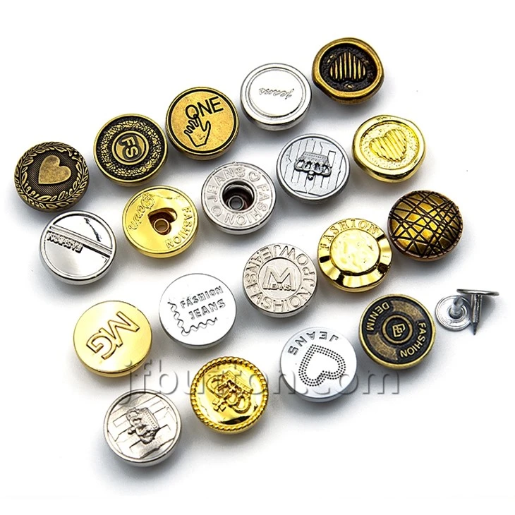 Metal Buttons for Jeans