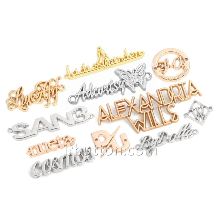 Metal Logo for Clothes