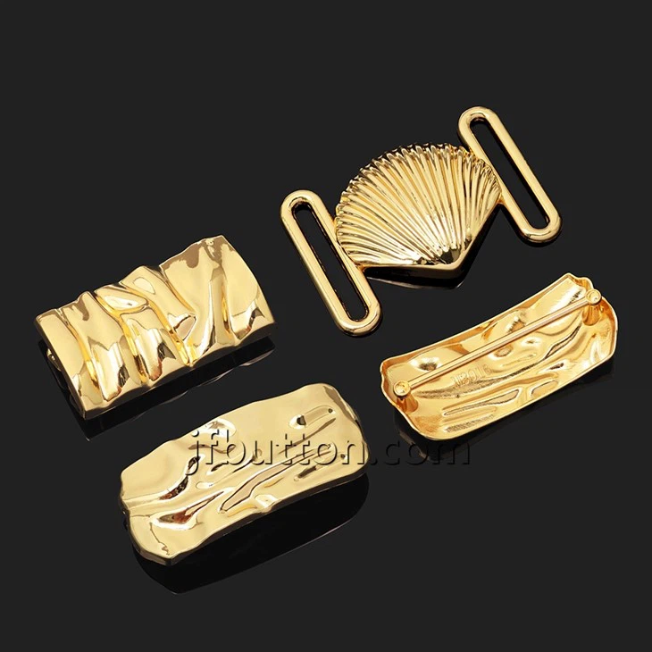 Dented Hammered Buckle For Swimwear suppliers
