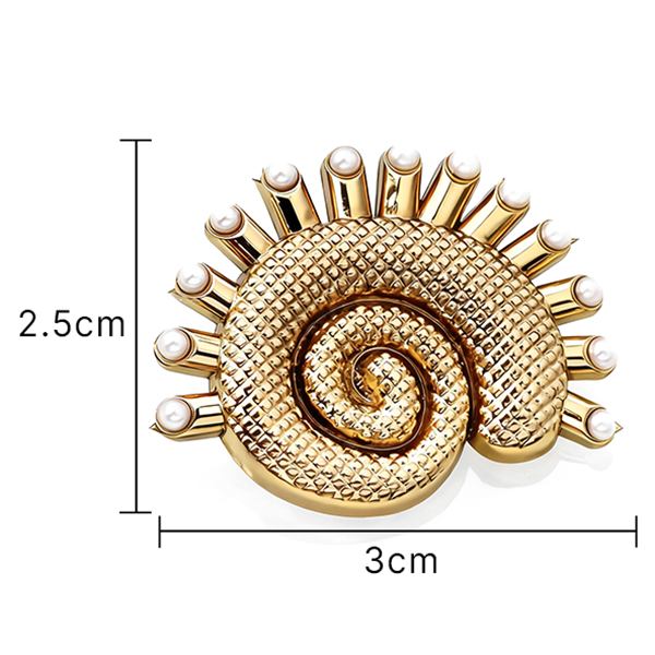 Metal Conch Shape Shank Button best