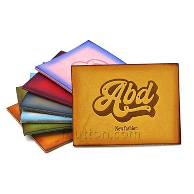 Vlastná kožená náplasť obdĺžnika