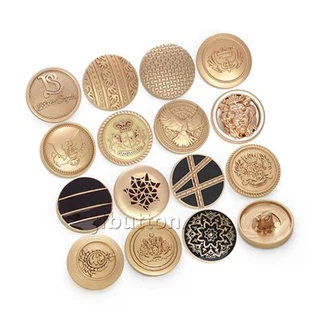 Dvojradové mosadzné gombíky blejzre