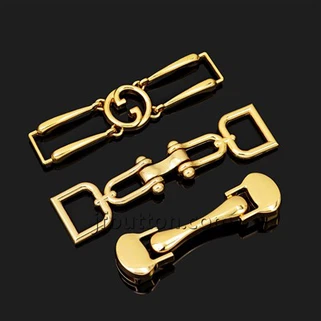 Zlatá spona pre ženy mokasíny