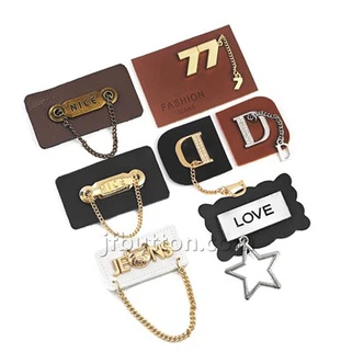 Kožené značky pre ručne vyrábané predmety