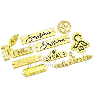 Kovové menovky na peňaženky