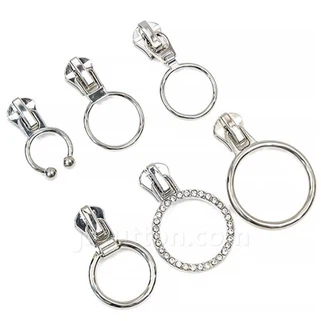 Prsteňový zips sťahuje