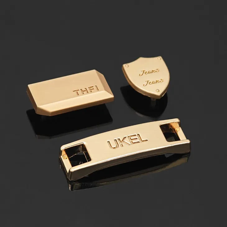 Custom Handbag Metal Logo Plates suppliers