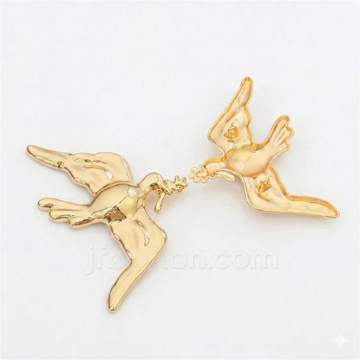 Tlačidlo Peace Dove Shank