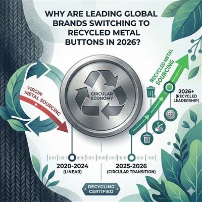 Prečo popredné svetové značky prechádzajú v roku 2026 na gombíky z recyklovan...